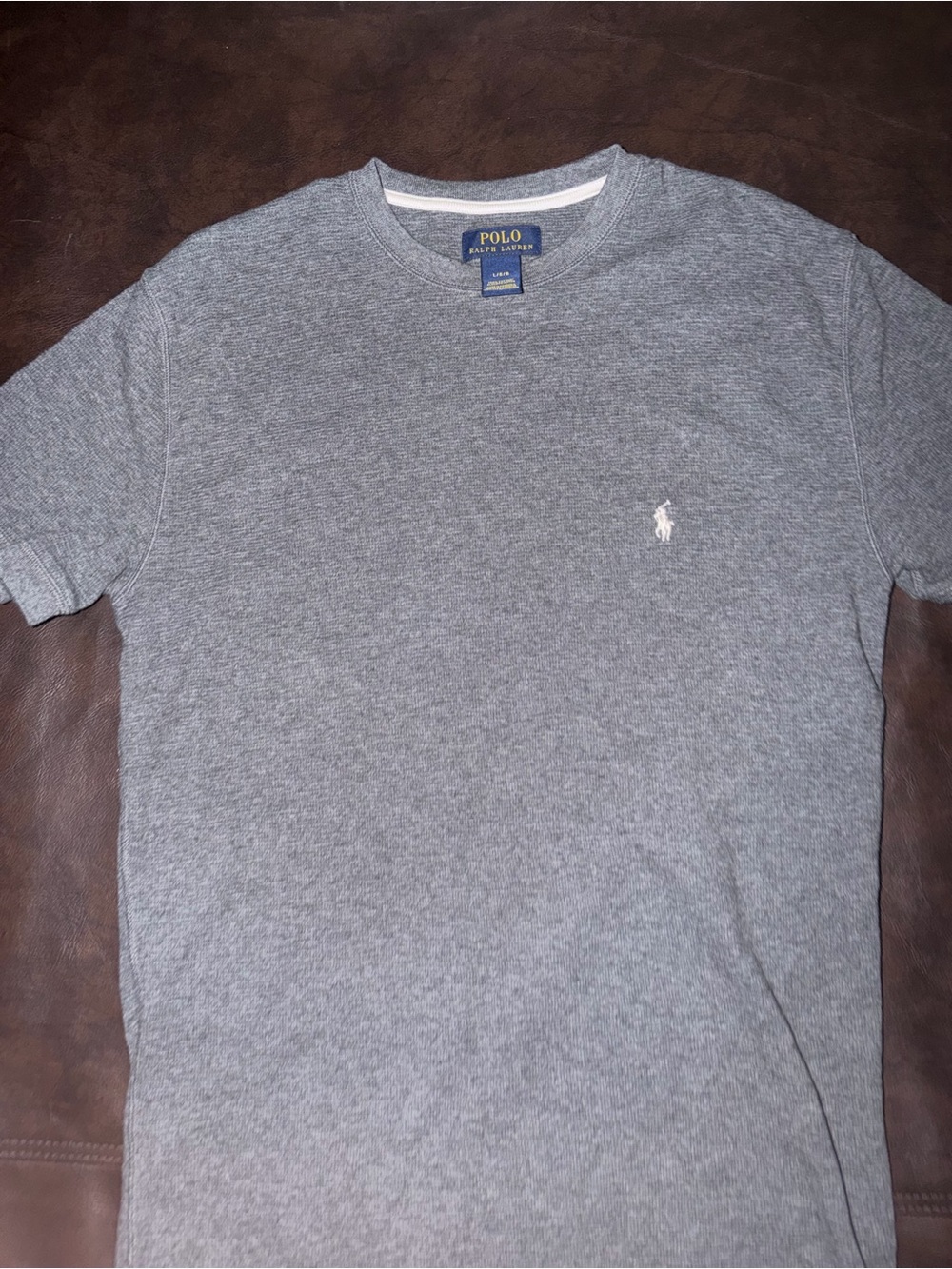 Polo by Ralph Lauren Heather Gray Short Sleeve Crewneck Tee